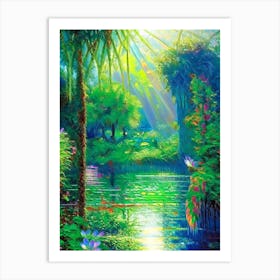 Nong Nooch Tropical Garden, 1, Thailand Classic Painting Art Print