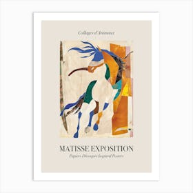 Horse 4 Matisse Inspired Exposition Animals Poster Art Print