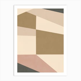 Composition Of Geometric Shapes 39 Art Print