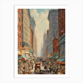 New York City Street Scene 13 Art Print