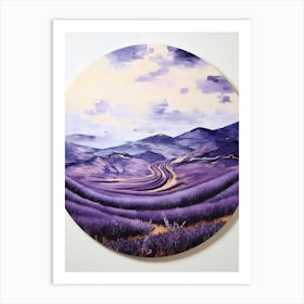 Lavender Fields 1 Art Print