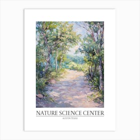 Nature Science Center Austin Texas Oil Painting 2 Poster Art Print