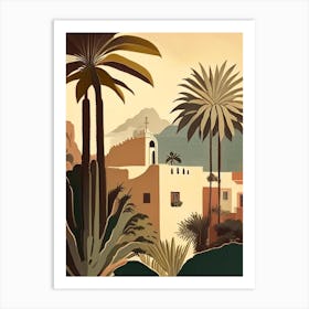 Cabo San Lucas Mexico Rousseau Inspired Tropical Destination Art Print