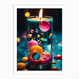 Glass color 1 Art Print