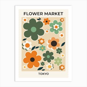 Flower Market Tokyo 01 Art Print