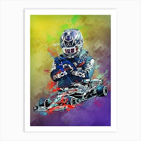 Lewis Hamilton 2 Art Print