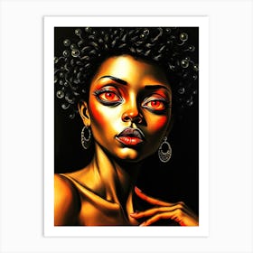 Afro-American Woman 1 Art Print