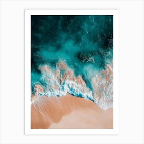 Aerial View Of The Ocean 2 Art Print