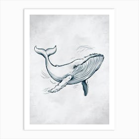 Humpback Whale Art Print