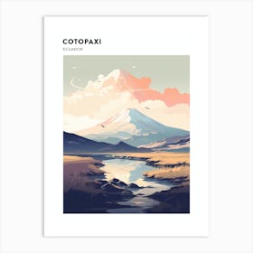 Cotopaxi National Park Ecuador 2 Hiking Trail Landscape Poster Art Print