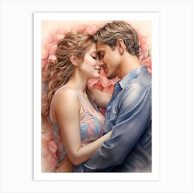 Kiss Of Love Art Print
