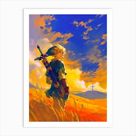 Legend Of Zelda Breath Of The Wild Art Print