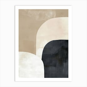 Sunlit Silences Minimalist Style Art Print