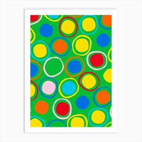 Colorful Circles 8 Art Print