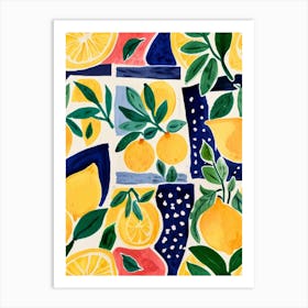 Lemons 2 Art Print