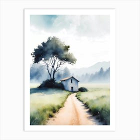 House In The Countryside 1 Art Print