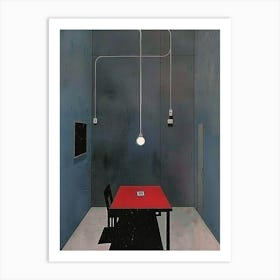 Room With A Table Art Print