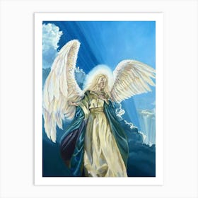 Angel With Wings Art Print