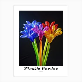 Bright Inflatable Flowers Poster Agapanthus 1 Art Print