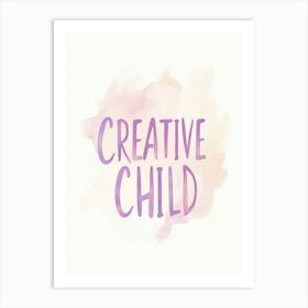 Creative Child Art Print