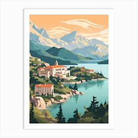 Montenegro 5 Travel Illustration Art Print