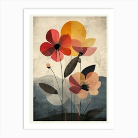 Flowers In The Sun Art Print