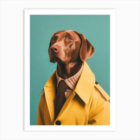 A Labrador Retriever Dog 3 Art Print