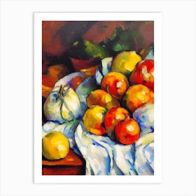 Shallots 2 Cezanne Style vegetable Art Print