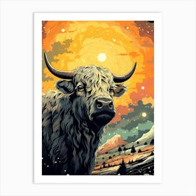 Highland Cow 1 Art Print