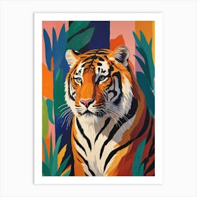 Tiger In The Jungle 1 Art Print