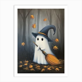 Ghost In The Woods 23 Art Print