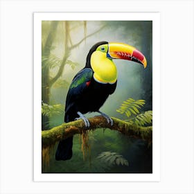 Toucan Treasure: Jungle Bird Wall Decor Art Print