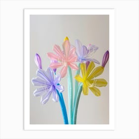 Dreamy Inflatable Flowers Agapanthus 2 Art Print