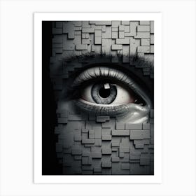 Eye Of A Woman Art Print