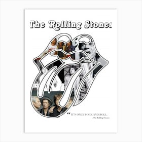 The Rolling Stones Jt It S Only Rock And Roll Poster Art Print