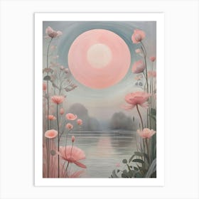 Pink Pastel Serenity Art Print