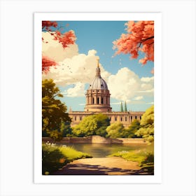 A View Over Oxford Art Print