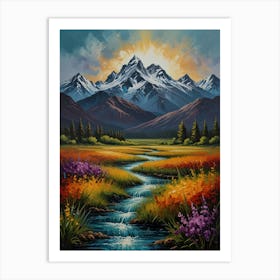 Mountain Stream 2 Art Print