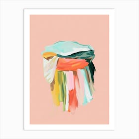 Pile Of Clothes 9 Art Print