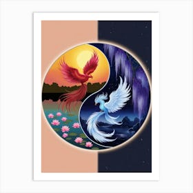 Yin Yang 6 Art Print