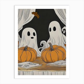 Ghosts On A Table Art Print