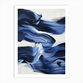 Blue Wave 4 Art Print