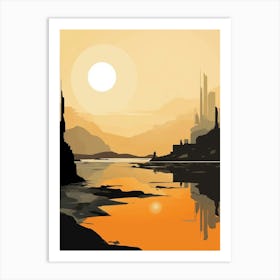 Ruined Abstract Minimalist 6 Art Print