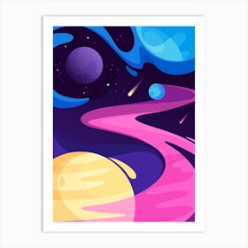 Outer Space 4 Art Print