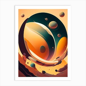 Gravity Assist Comic Space Space Art Print