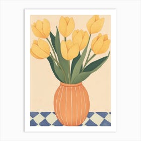 Yellow Tulips Art Print