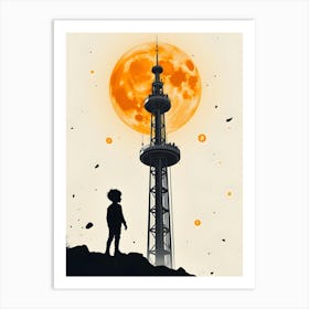 Tower Of The Moon Art Print