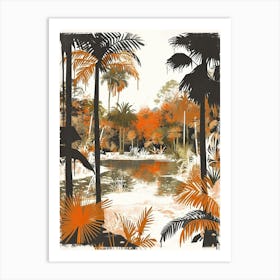 Audubon Park Retro Lithograph 3 Art Print