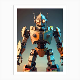 Bumblebee Robot Art Print