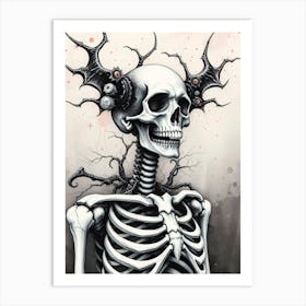 Skeleton Art Print